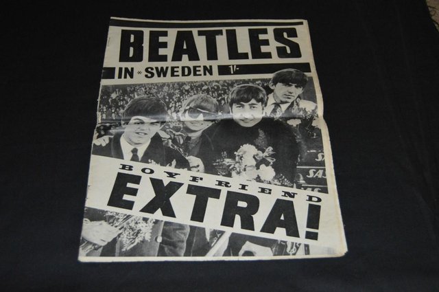 Image 2 of BEATLES IN SWEDEN 1963 Boyfriend Extra Publication