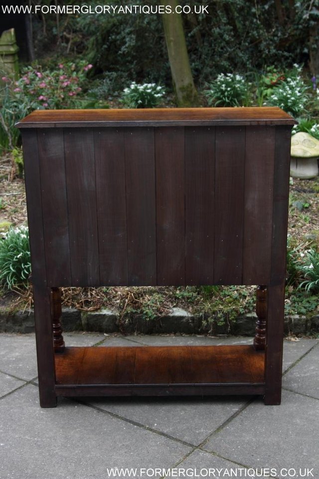 Image 9 of TITCHMARSH & GOODWIN SERVING TABLE DRINKS WINE CABINET STAND