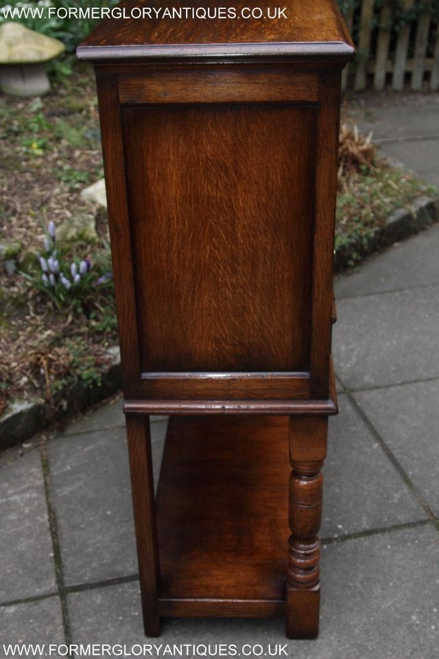 Image 16 of TITCHMARSH & GOODWIN SERVING TABLE DRINKS WINE CABINET STAND
