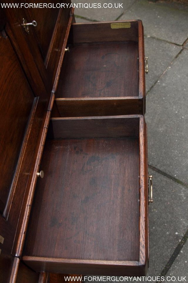 Image 34 of TITCHMARSH & GOODWIN SERVING TABLE DRINKS WINE CABINET STAND