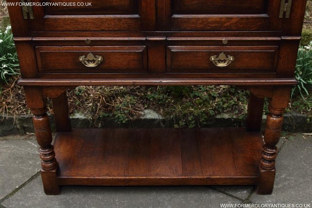 Image 46 of TITCHMARSH & GOODWIN SERVING TABLE DRINKS WINE CABINET STAND