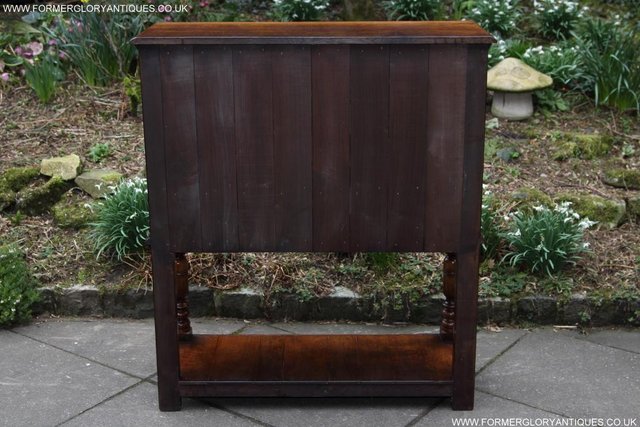 Image 54 of TITCHMARSH & GOODWIN SERVING TABLE DRINKS WINE CABINET STAND