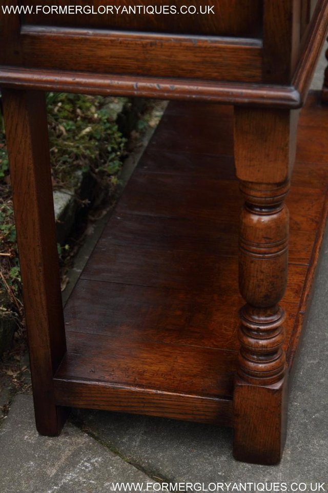 Image 55 of TITCHMARSH & GOODWIN SERVING TABLE DRINKS WINE CABINET STAND