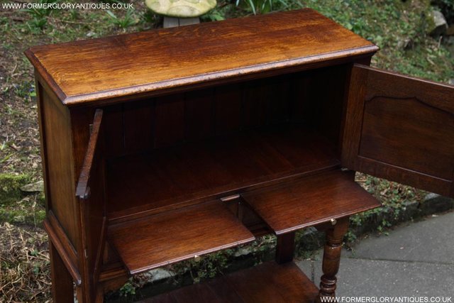 Image 56 of TITCHMARSH & GOODWIN SERVING TABLE DRINKS WINE CABINET STAND