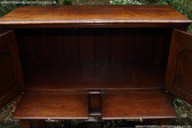 Image 75 of TITCHMARSH & GOODWIN SERVING TABLE DRINKS WINE CABINET STAND