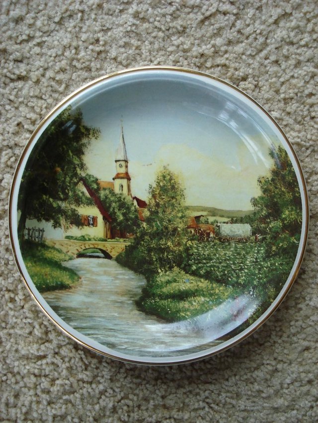 Preview of the first image of “RURAL SEASONS” PLATE – SUMMER (Painted by F. Noha).