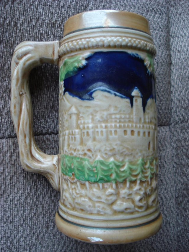 Image 3 of COLLECTOR’S ITEM ANTIQUE STEIN/JUG/TANKARD FROM JERSEY 6½ins