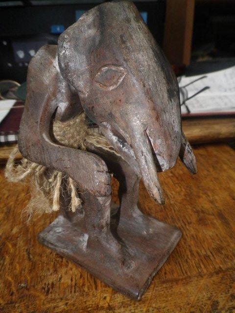Image 3 of Wierd looking African carvings, look like the elephant man