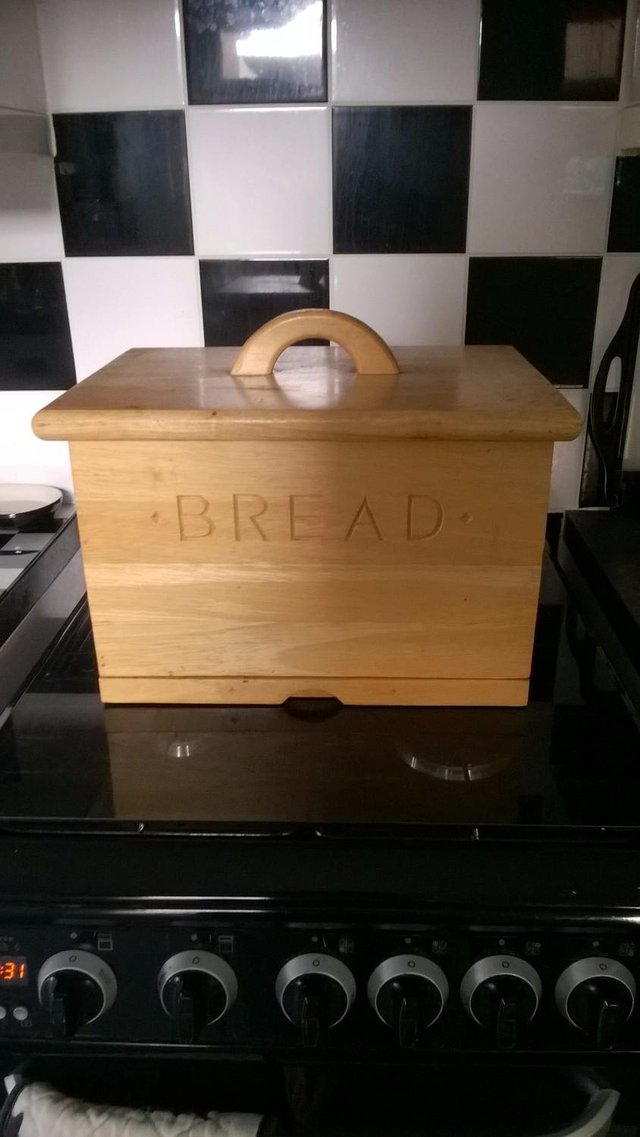 Image 3 of Pine Bread Bin