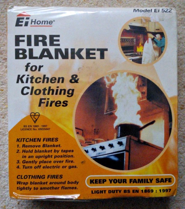Image 3 of Ei Electronics Superior Quality Kitchen Fire Safety Blanket