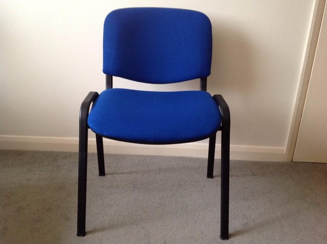 Preview of the first image of Blue conference chairs x 3.