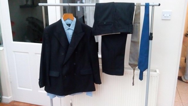 Preview of the first image of 1940's style mens civilian outfit - Suit - shirt - ties..