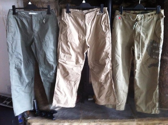 Image 2 of 1 left: Tom Wolfe mens designer cargo pants....Reduced!