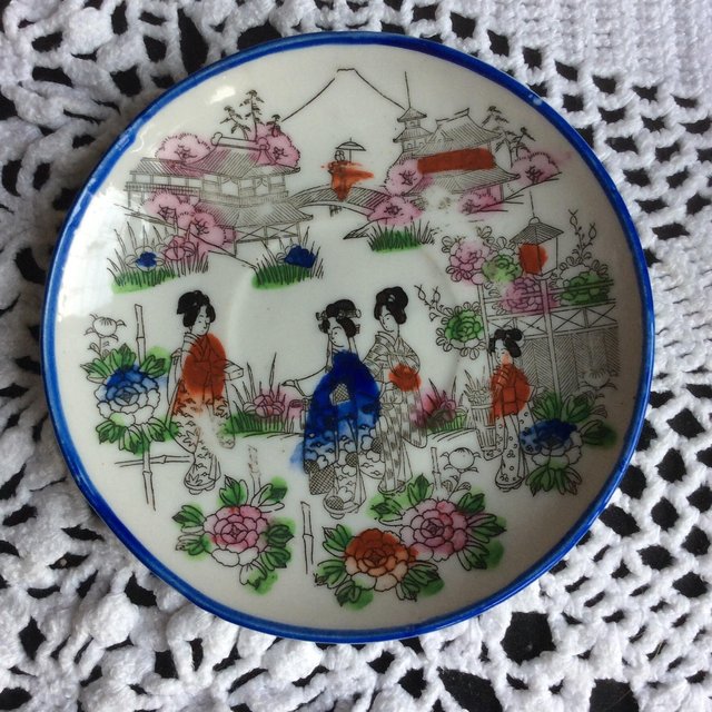 Preview of the first image of Small tea cup and saucer.