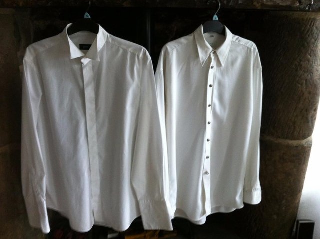 Preview of the first image of 2 Mens long sleeve designers shirts....Reduced!.