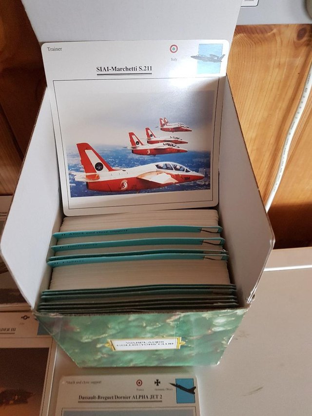 Preview of the first image of full set of classic planes cards.