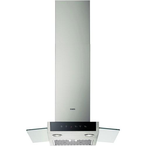 Preview of the first image of AEG 60CM STAINLESS STEEL DESIGNER CHIMNEY HOOD! NEW!.