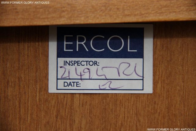 Image 41 of ERCOL LIGHT ELM DISPLAY CABINET CUPBOARD SIDEBOARD DRESSER