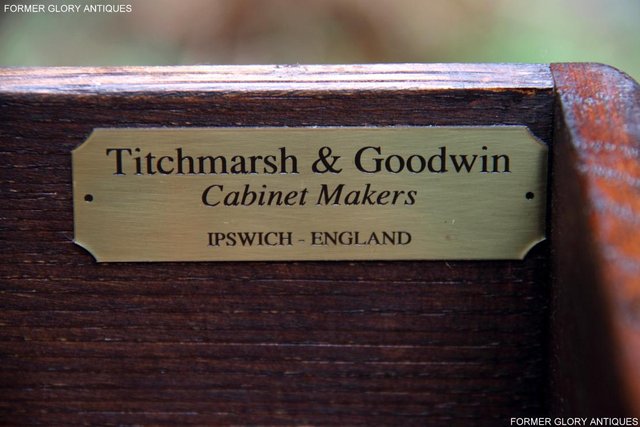 Image 4 of TITCHMARSH & GOODWIN SERVING TABLE DRINKS WINE CABINET STAND