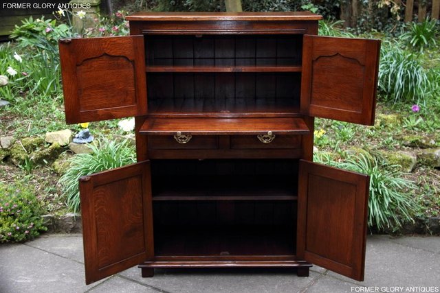 Image 7 of TITCHMARSH & GOODWIN SERVING TABLE DRINKS WINE CABINET STAND