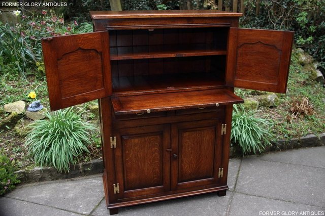 Image 10 of TITCHMARSH & GOODWIN SERVING TABLE DRINKS WINE CABINET STAND