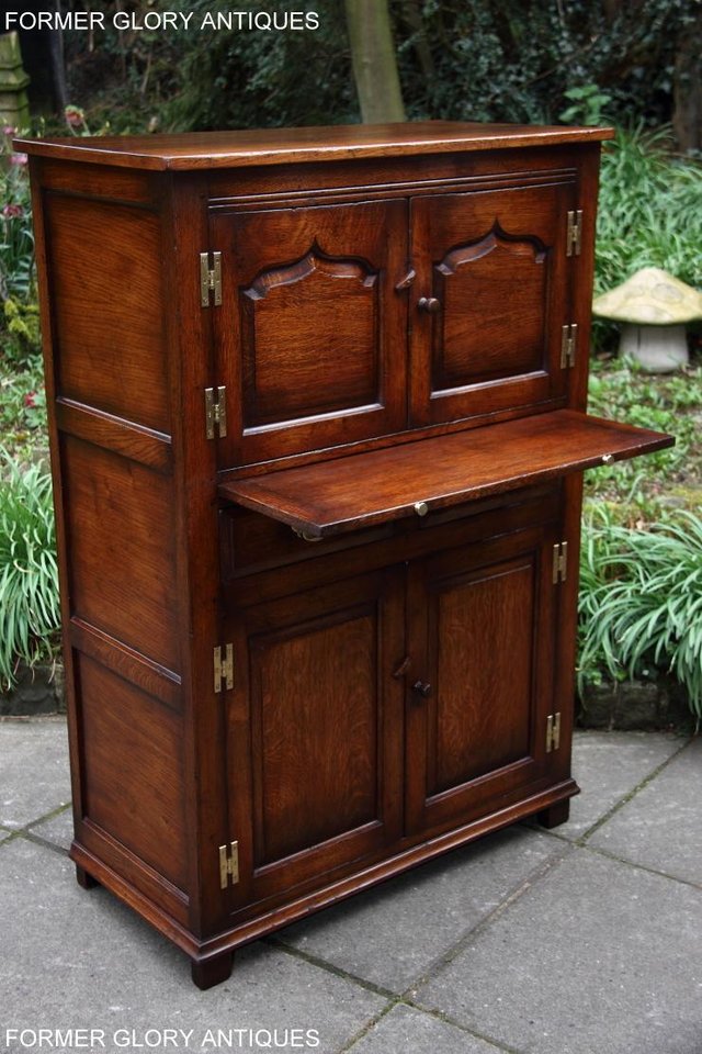 Image 17 of TITCHMARSH & GOODWIN SERVING TABLE DRINKS WINE CABINET STAND