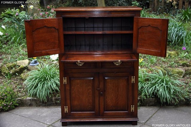 Image 26 of TITCHMARSH & GOODWIN SERVING TABLE DRINKS WINE CABINET STAND