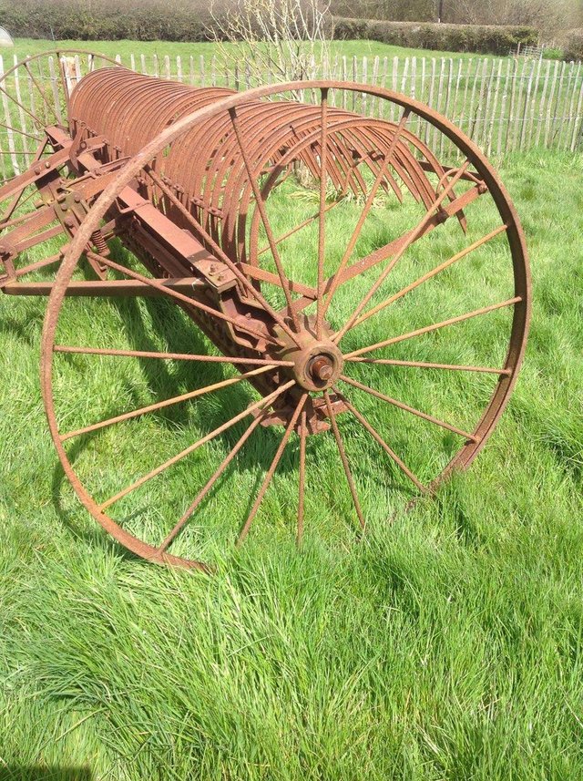 Preview of the first image of Old iron Vintage Hay Rake.