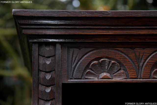 Image 29 of A JAYCEE OLD CHARM DISPLAY CABINET OPEN BOOKCASE SHELVES