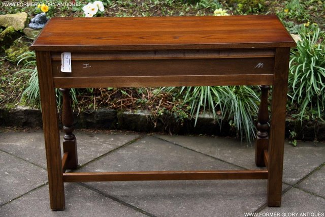 Image 10 of AN OLD CHARM LIGHT OAK LAMP PHONE HALL TABLE STAND SIDEBOARD