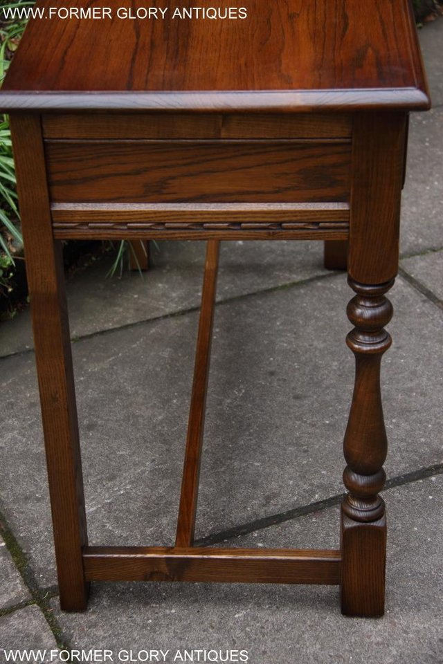Image 16 of AN OLD CHARM LIGHT OAK LAMP PHONE HALL TABLE STAND SIDEBOARD