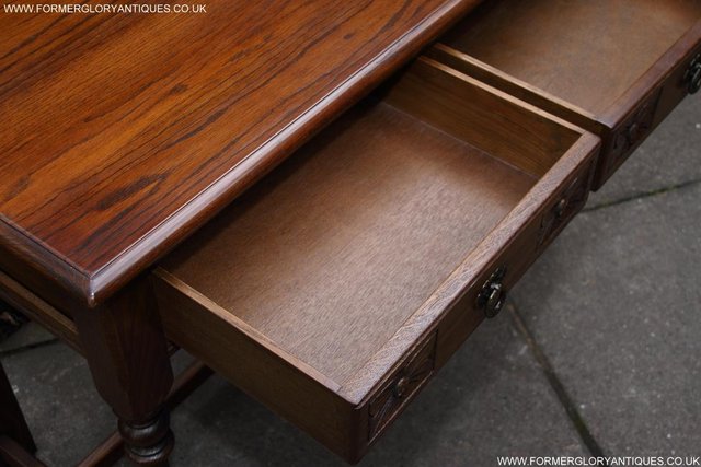 Image 19 of AN OLD CHARM LIGHT OAK LAMP PHONE HALL TABLE STAND SIDEBOARD