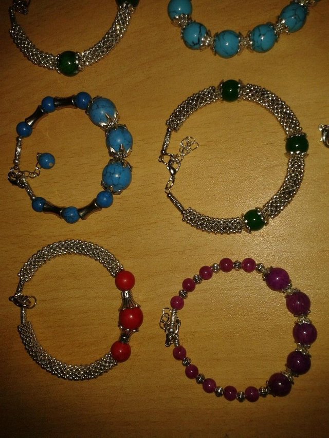 Image 2 of 400 Tibetan Silver bracelets, shop market craft fair stock