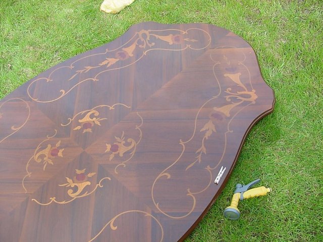 Image 2 of Large table top with inlay