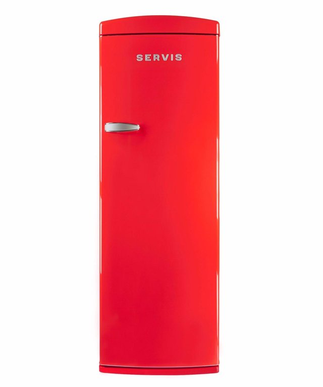 Preview of the first image of SERVIS CHILLI RED 50's  RETRO A+ TALL FRIDGE! BARGAIN!.