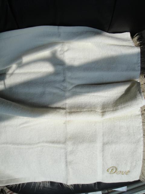 Image 2 of New Beigey Cream Dove Small Hand Towel