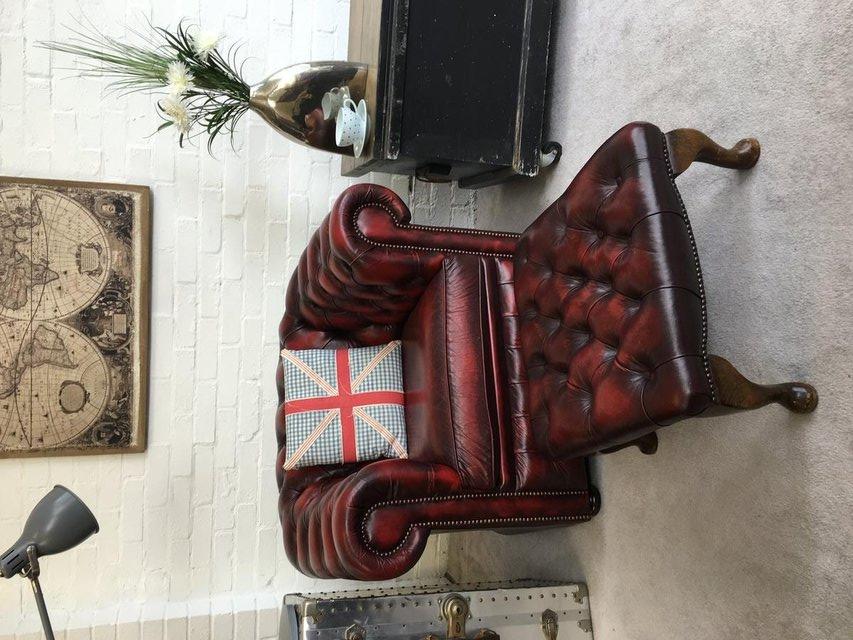 Image 2 of Chesterfield armchairs. Queen Anne & club style. Can deliver