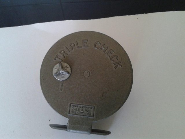 Image 2 of Reel Triple Check vintage fly fishing reel by T.J.H and son