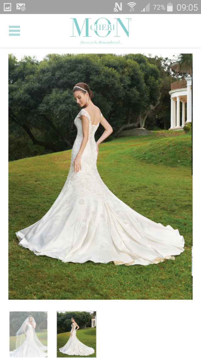 Preview of the first image of Sophia tolli alma Ivory wedding dress.