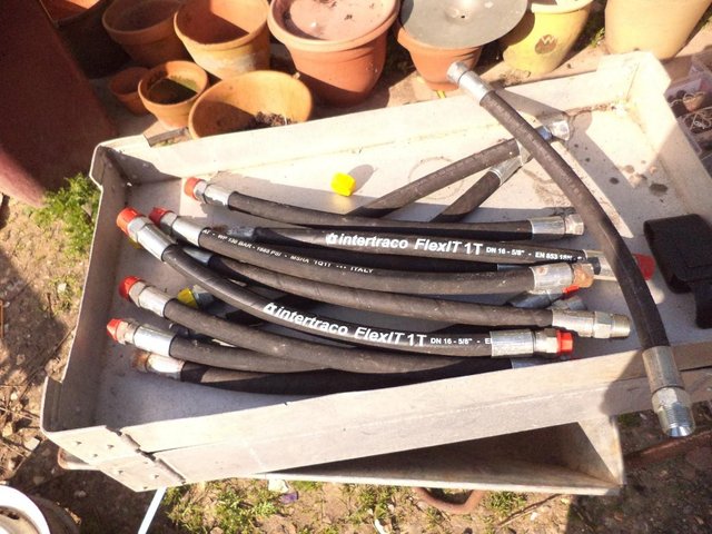 Preview of the first image of New Hydraulic hose 50 cm long3/4 bsp male 1/2 bsp female,£.