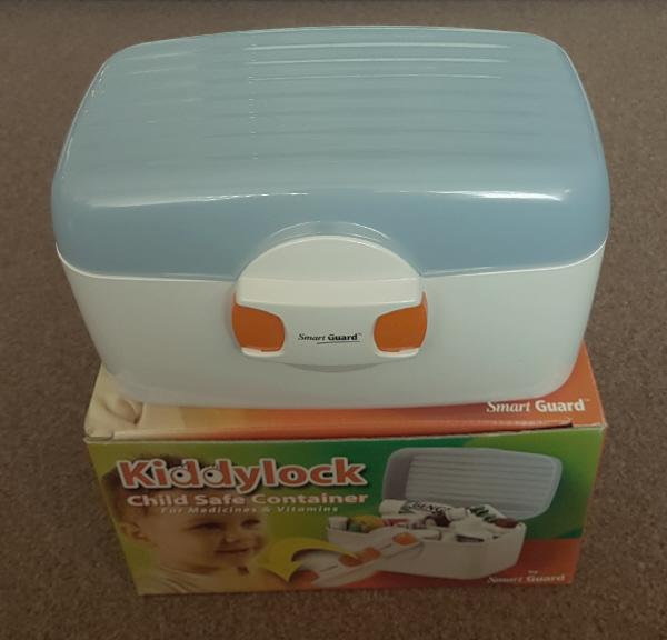 Preview of the first image of Kiddylock Childsafe Container,Store Medicines away Safely.