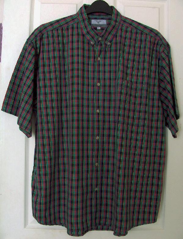 Preview of the first image of Mens Red/Green/Blue/Yellow Check Shirt By Watsons - Sz XL.