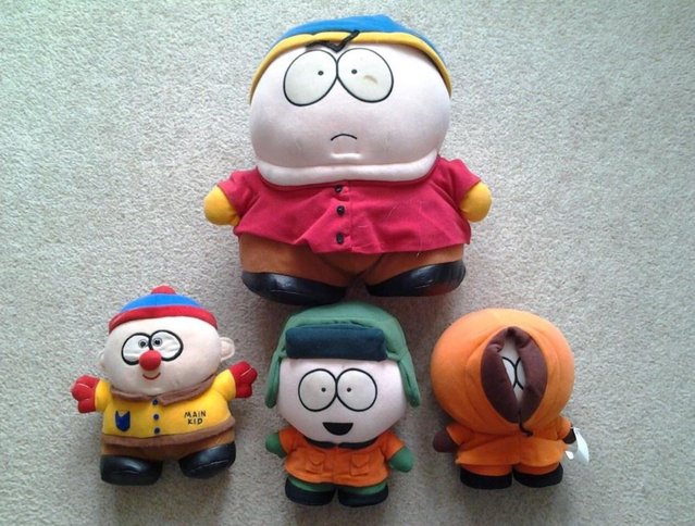 Preview of the first image of SOUTH PARK LARGE SOFT TOY COLLECTION - TV COLLECTABLES.
