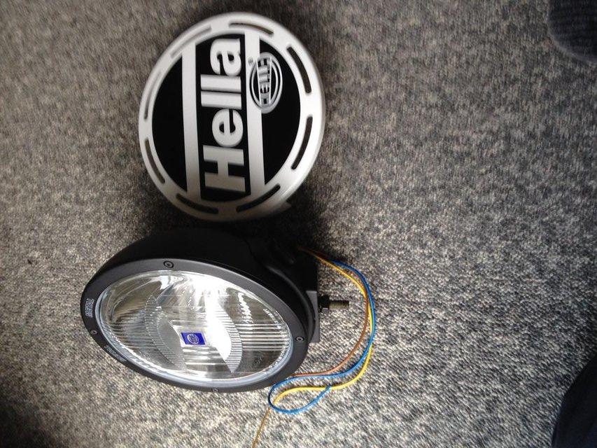 Preview of the first image of 2 off large HELLA Luminator Driving lamps.