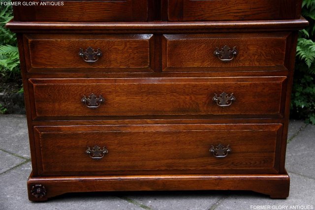 Image 5 of TITCHMARSH GOODWIN ROYAL OAK WARDROBE CHEST OF DRAWERS STAND