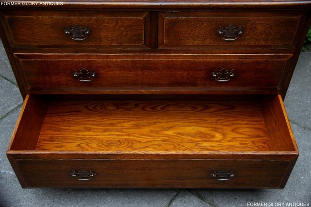 Image 42 of TITCHMARSH GOODWIN ROYAL OAK WARDROBE CHEST OF DRAWERS STAND