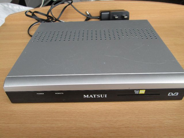 Preview of the first image of Matsui TUTV1 digital receiver (Incl P&P).