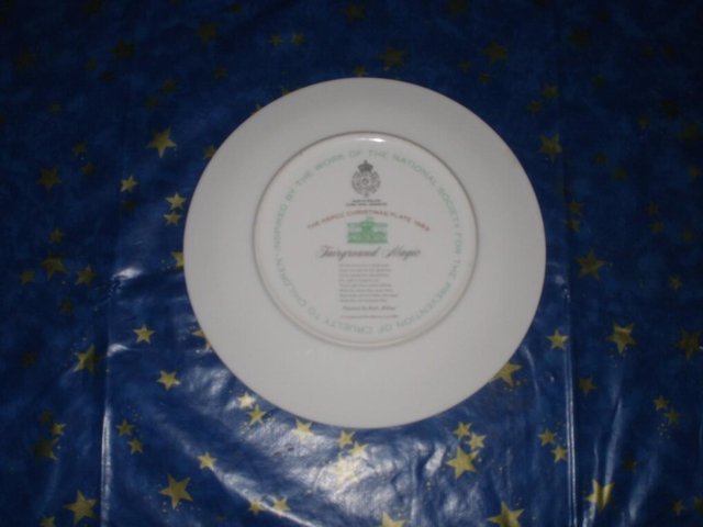 Image 2 of Royal Worcester ~Fairground Magic' ~  NSPCC Christmas Plate