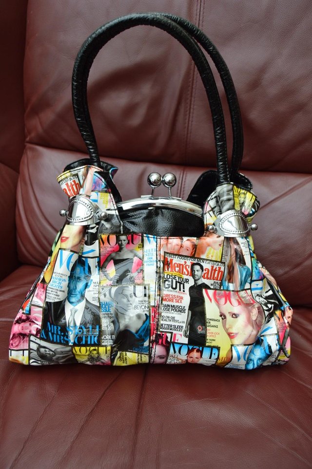 Image 2 of Beautiful Colourful PVC Handbag with loads of room