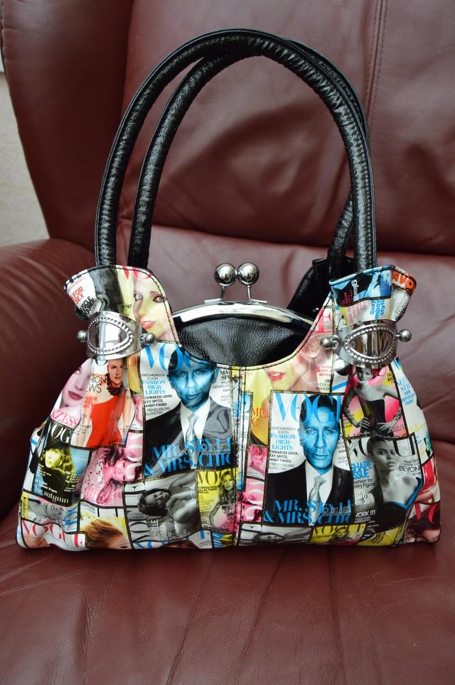 Image 3 of Beautiful Colourful PVC Handbag with loads of room